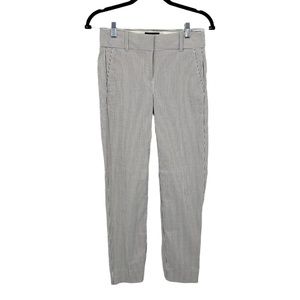 J.Crew Cameron Pin Stripe Slim Crop Four-Season Stretch Pants Size 00